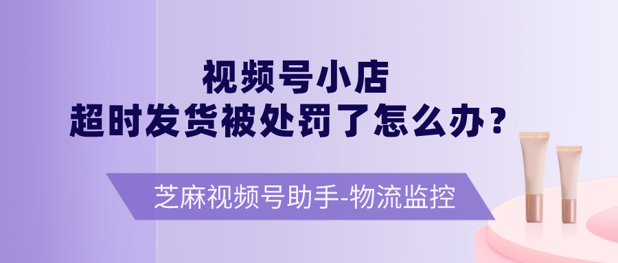 视频号小店因为超时发货而被处罚了怎么办？