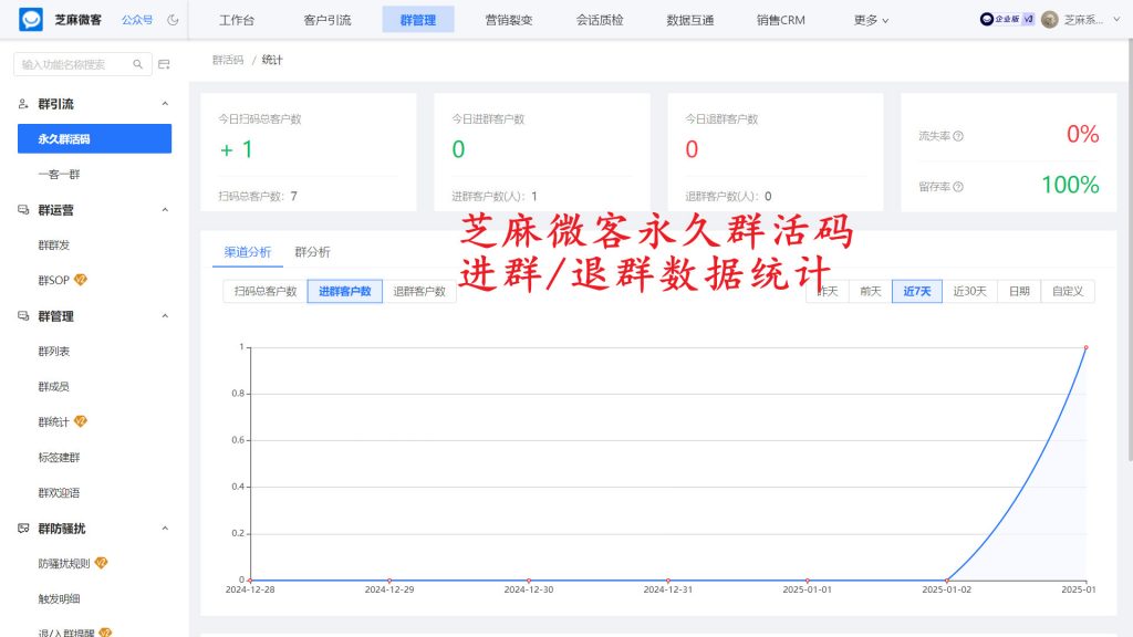 企业微信群活码如何突破五个群限制？企业微信群聊无限建群方案