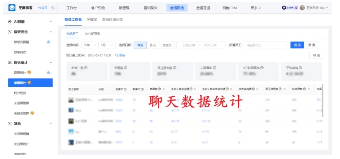 从实时监控到数据统计,企微会话存档功能大揭秘