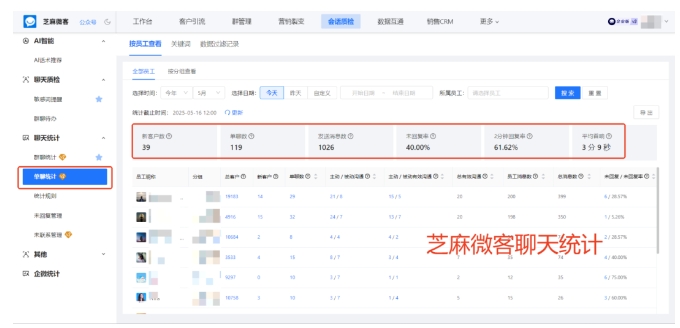 别踩企微存档“坑”！芝麻微客基础配置4步走，敏感词，存储问题一次说清