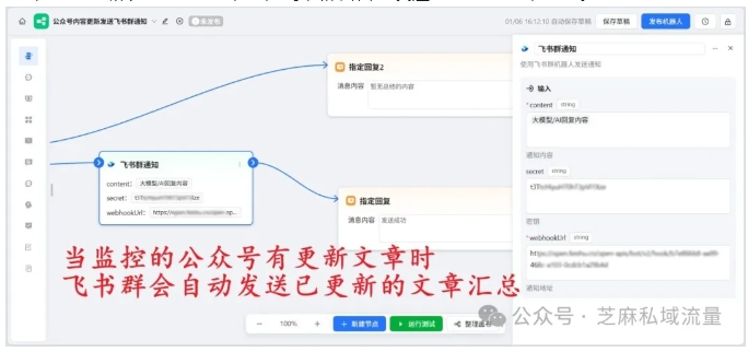  选题焦虑！10分钟搞定AI自动化工作流，公众号热点追更不手软