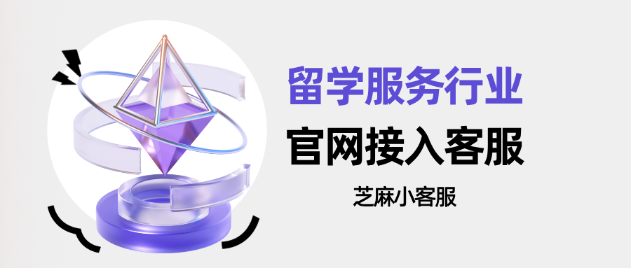 留学服务行业企业官网如何接入客服系统？