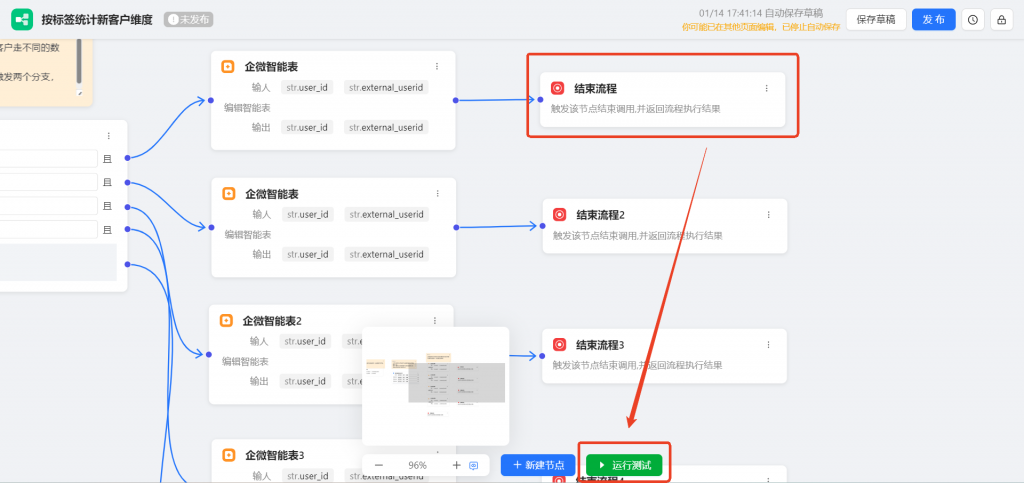 企业微信有AI工作流吗？如何实现【按标签统计新增客户维度】自动化流程？