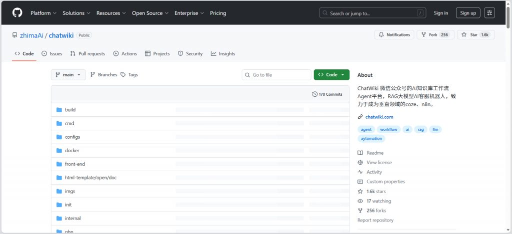 开源|安利一个我目前觉得很好用的AI知识库-ChatWiki