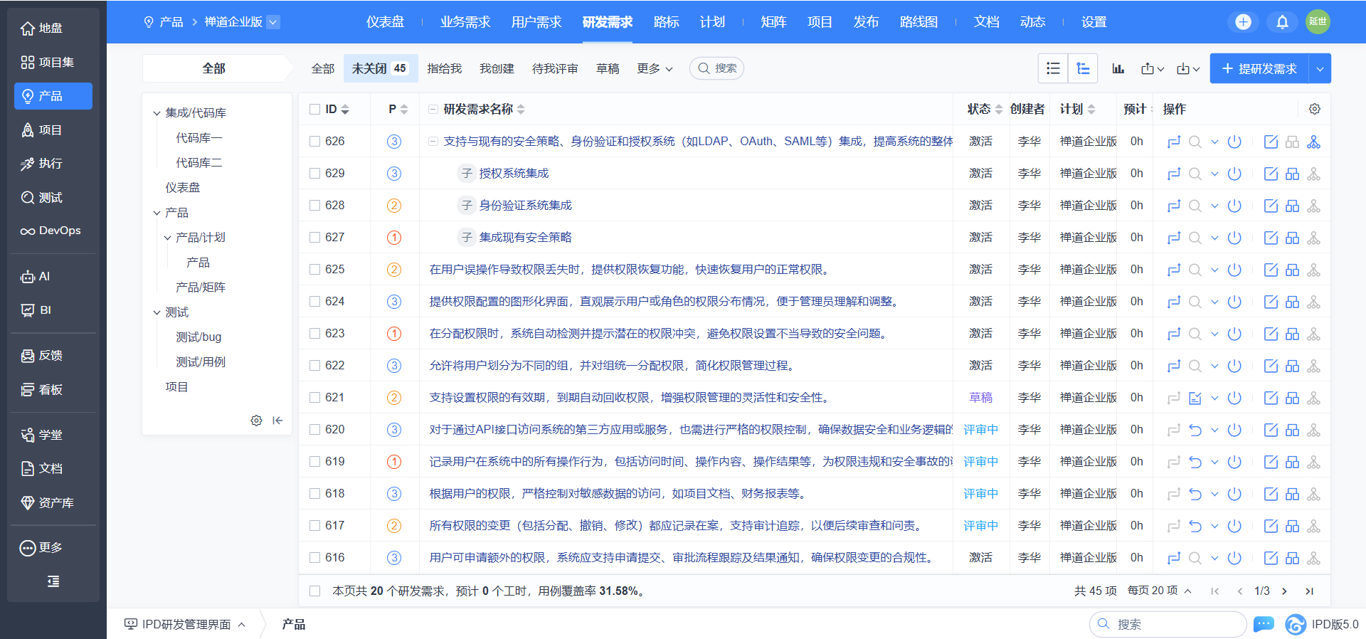 国内研发管理工具选型:对比 PingCode/禅道后,聊聊 GoTeams 需求池规划表